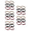 15Paires Garters Polyester Élastiques Antiglisse Colorés 4