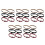 15Paires Garters Polyester Élastiques Antiglisse Colorés 7