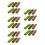 30Pcs Assorted Plastic Mini Bush Models for DIY Crafts and Landscape 4