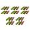 30Pcs Assorted Plastic Mini Bush Models for DIY Crafts and Landscape 5