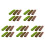 30Pcs Assorted Plastic Mini Bush Models for DIY Crafts and Landscape 8