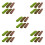30Pcs Assorted Plastic Mini Bush Models for DIY Crafts and Landscape 10