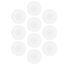 50Pcs White Silicone Stopper for Cups Leakproof Reusable Mug Cover