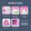 Hucha Mini ATM 19.8x14.3x13.8cm rosa 10