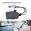 Large Reusable Gray Grocery Bag with Hook, Foldable & Washable 4