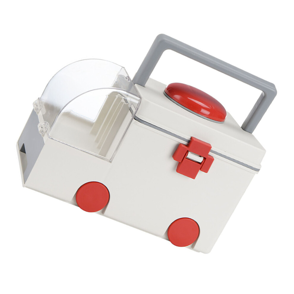 Emergency Medical Storage Box 1.4L with Handle Ambulance Style Portable Design