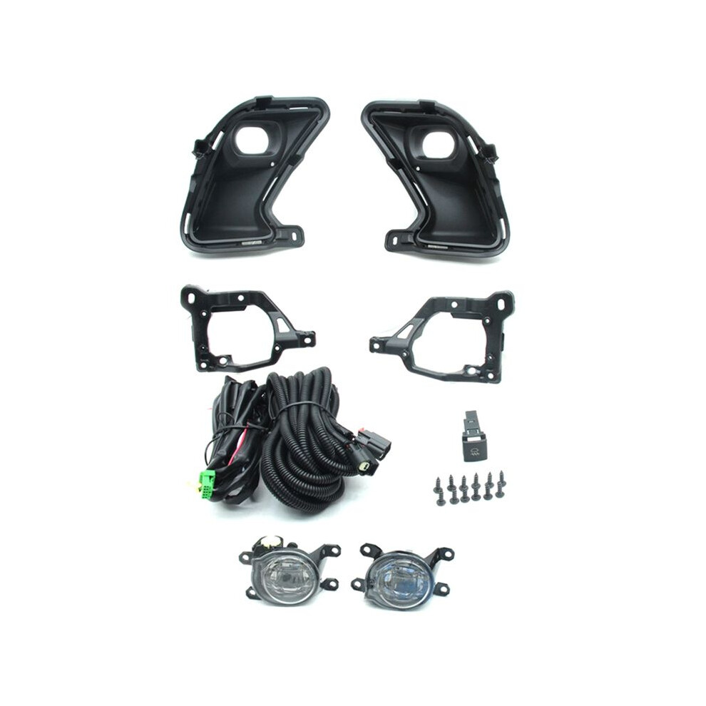 Car Led Fog Lamp Headlight Bezel Kit W/Wiring Harness & Power For Grand Highlander 2024 2025 6034256547877