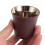 Double Wall Stainless Steel Demitasse Cup 80ml Reusable Purple Stackable 12