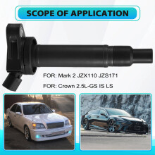 Ignition Coil 90919-02245 9091902245 for Mark 2 JZX110 JZS171 Crown 2.5L Progres Verossa GS is LS