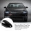 Black ABS Left Rearview Mirror Cover Cap for Turn Signal Models, Durable 4