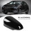 Black ABS Left Rearview Mirror Cover Cap for Turn Signal Models, Durable 3