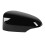 Black ABS Left Rearview Mirror Cover Cap for Turn Signal Models, Durable 15