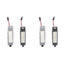 2Pair White Led Number License Plate Light Replacement for Hiace Hi-Ace H200 2004-2012 Car Accessories