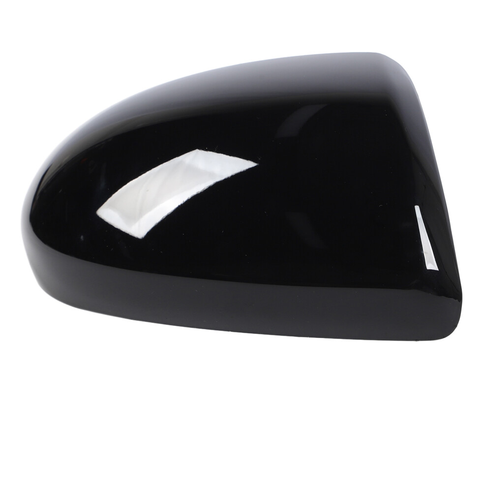 Weather-Resistant Abs Right Side Mirror Cover For Exterior Use Black 4151385529351