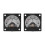 2X AC 0-300V Round Analog Dial Panel Meter Voltmeter Gauge Black 1