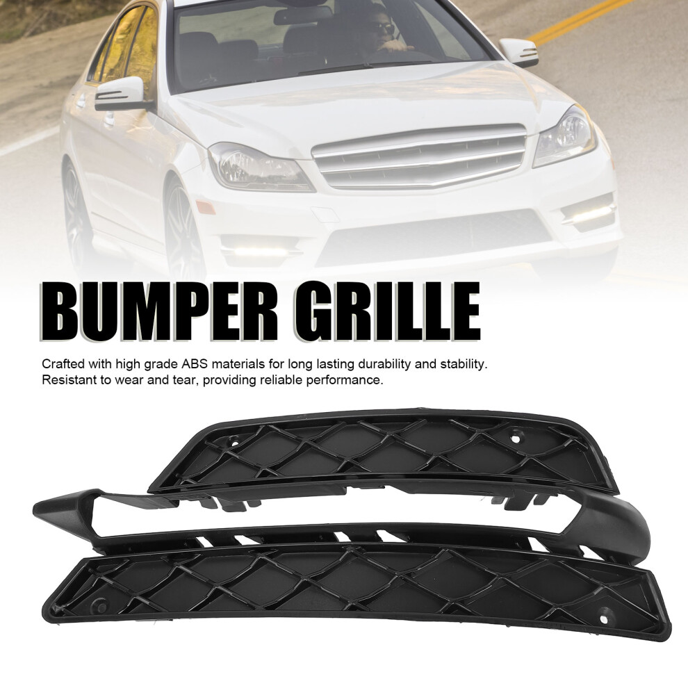 W204 Amg Bumper Grille Right 2011-2014 Light 7790334634486