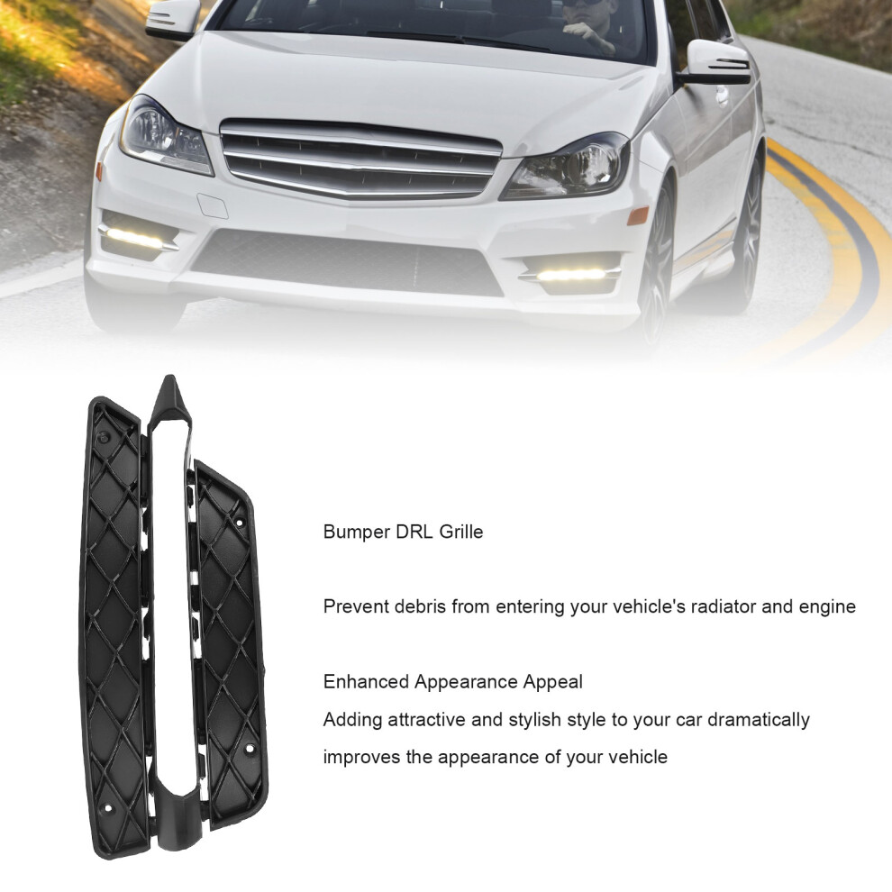W204 Amg Bumper Grille Right 2011-2014 Light 7790334744314