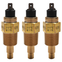 3X Vdo 1/2 Npt 21mm Thread Engine Oil Temperature Sensor Water Temperature Sensor for Generator Set