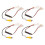 4X 4 Pin Car Reverse Camera Retention Wiring Harness Cable Plug Adapter Connector Fit for 2