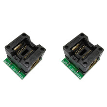2X SOP16 a DIP16 IC Programmer Adapter Socket 150Mil Chip Programmer SOP16-1.27 Adapter Socket to DIP16 Ots16-1.27-03