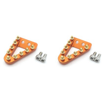 2X Wider Foot Brake Pedal Lever Step Tip Plate Rest for 125 200 250 300 350 400 450 500 EXC SXF SX XC XCF EXCF(A)