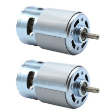 2X 775 Motor (12-24 V Doppelkugellager) Hochgeschwindigkeits-Gleichstrommotor mit Hohem Drehmoment