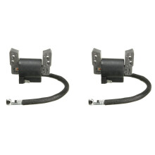 2X Lawn Electronic Ignition Coil for Briggs & Stratton 695711 802574 796964 Black