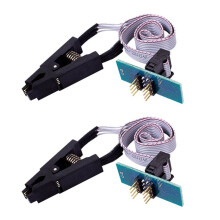2X UPA USB V1.3 Xprog ECU Chip Tuning Programmer Eeprom Board Adapter with SOP8 SOIC8 Clip for 24CXX & 25 Chips(Adapter)