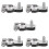 5X Positive Battery Terminal Assembly Set for   OEM:90982-05035 1