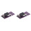 2X ACS758 ACS758LCB-050B Current Module Linear Hall Current Sensor PFF-T Current Detection 3-5V 50A 1