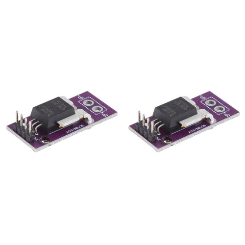2X ACS758 ACS758LCB-050B Current Module Linear Hall Current Sensor PFF-T Current Detection 3-5V 50A