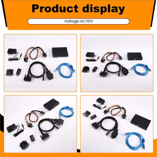 Car ECU Programmer Tool with USB Dongle Read&Write ECU V1.21-14 PCM FLASH Tool US Plug 1