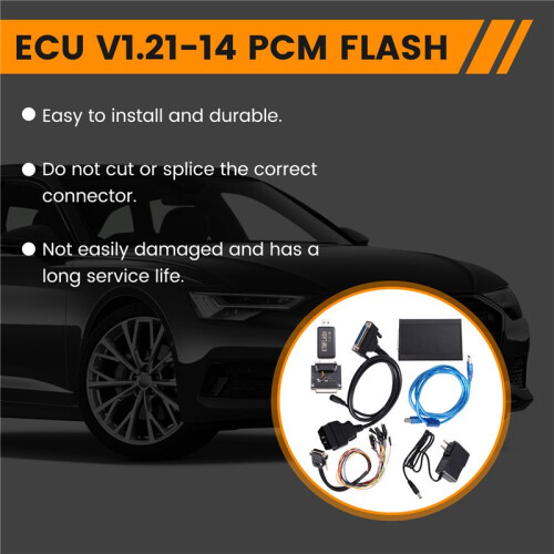 Car ECU Programmer Tool with USB Dongle Read&Write ECU V1.21-14 PCM FLASH Tool US Plug 2