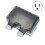 IP66 Outdoor Extension Lead 15A Rainproof Charging Socket Outdoor Double Socket Waterproof Box US Plug 2
