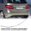 ABS Bumper Trim for Mercedes B-Class W246 18