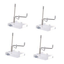 4PCS Multipurpose Metal Arm Adjustable Shelf for-Acrylic