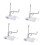 4PCS Multipurpose Metal Arm Adjustable Shelf for-Acrylic 1