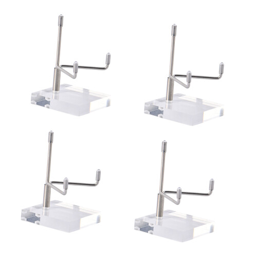 4PCS Multipurpose Metal Arm Adjustable Shelf for-Acrylic