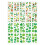 10pcs Four Leaf Clovers Designs Sticker Quick Application for-1 2