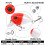 1 Stück/Lot Crankbait Angelköder 4,5 cm 8,1 g Schwimmender Isca Kunstköder Hartköder Barsch Hecht Wobbler Swimbait Karpfen Angelzubehör 3