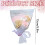 Simulated Plastic Rose 6 inches 1 piece 2