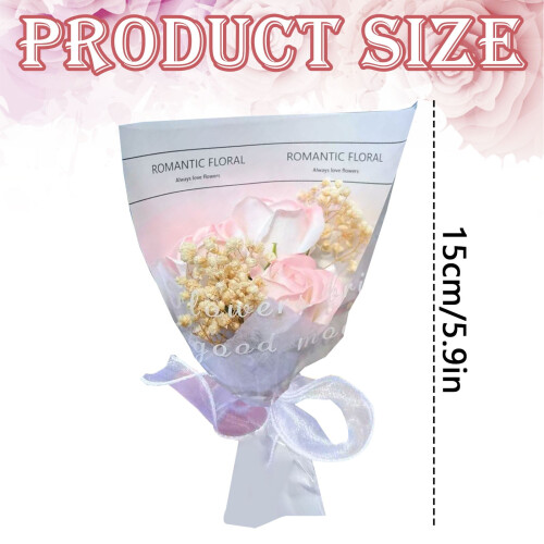 Simulated Plastic Rose 6 inches 1 piece 1