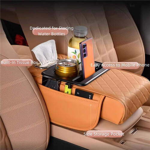 Cotieră auto din piele PU 5-în-1 1