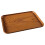 Wood Grain Rectangular Serving Tray – Plastic, 2