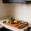 Wood Grain Rectangular Serving Tray – Plastic, 4