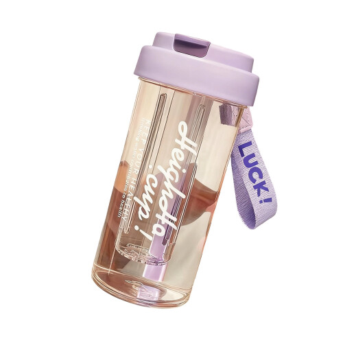 Gobelet transparent avec couvercle et paille, 950 ml (32 oz). 1