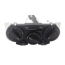 AC Control Panel for Nissan Versa/Tiida 2004–2019, compatible with OEM 27510-ED50A, black