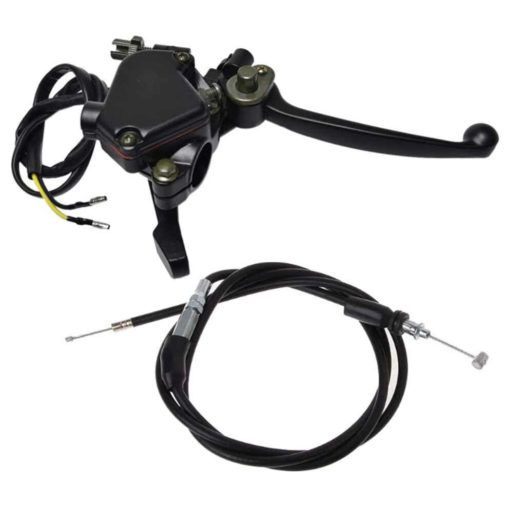 Thumb Throttle Accelerator Brake Lever With Cable For 50Cc -250Cc Atv 7/8" 22Mm With Brake Lever 9353595496538