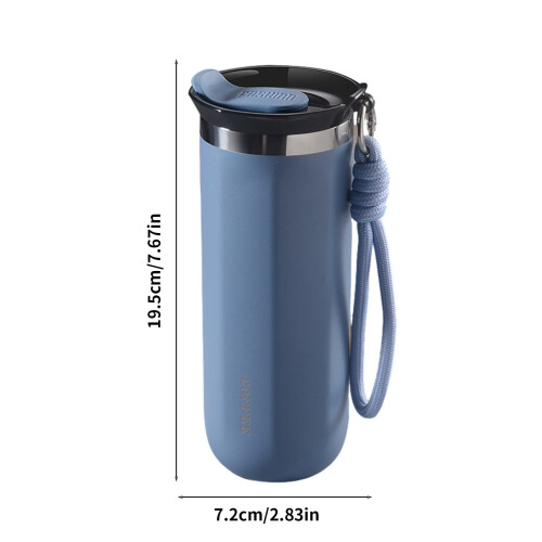Μονωμένο κύπελλο καφέ 17oz με ηλεκτρική σκούπα, διπλό τοίχωμα από ανοξείδωτο 2