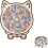Puzzle en bois en forme de chat – 135 pièces, Morandi 1